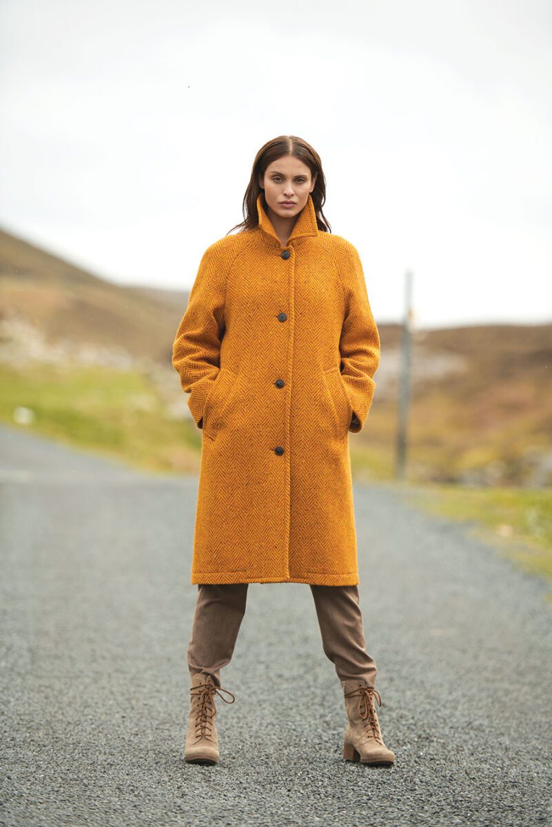 luxurious fabrics and clothing in Donegal